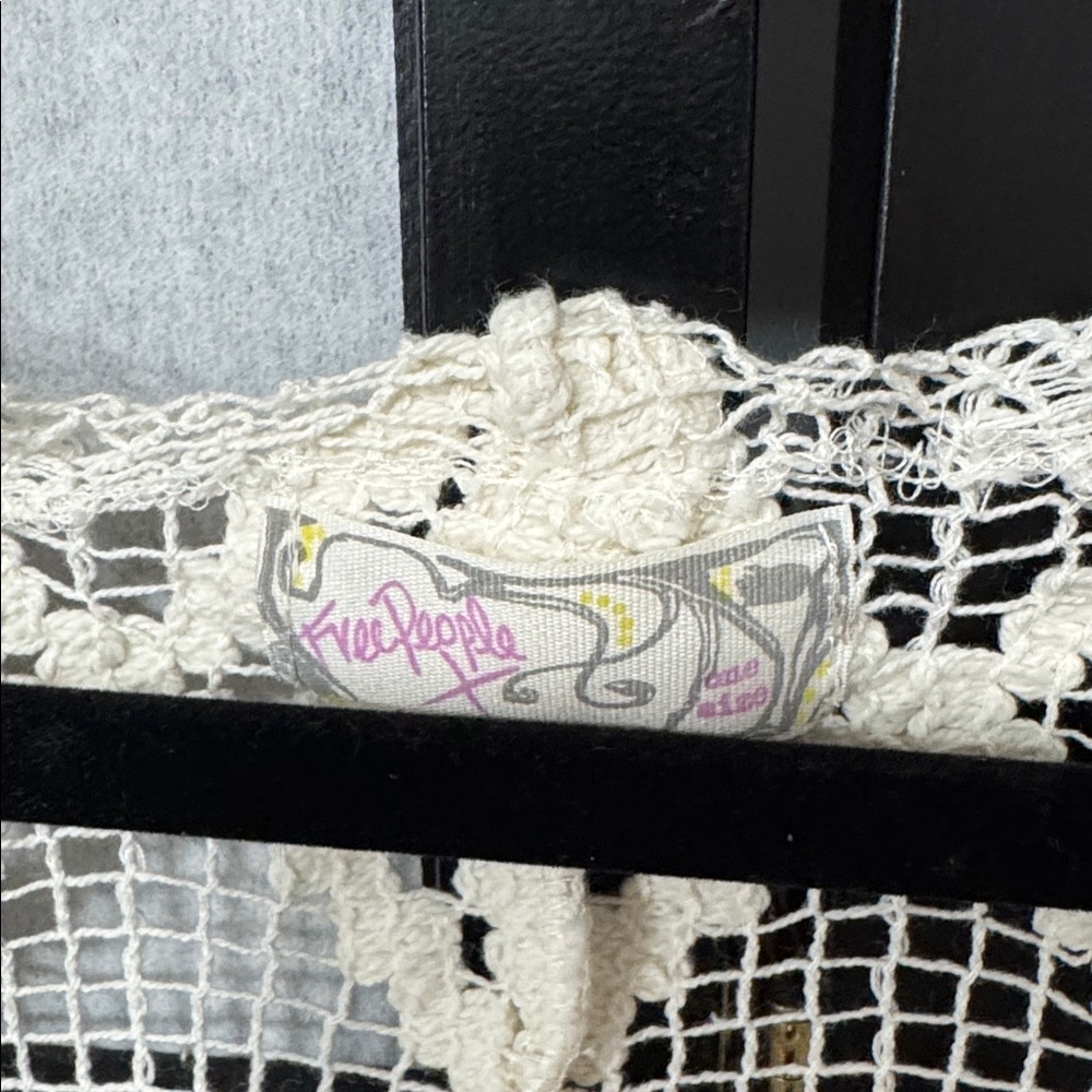 free people of the coast crochet layer ivory - Picture 7 of 11
